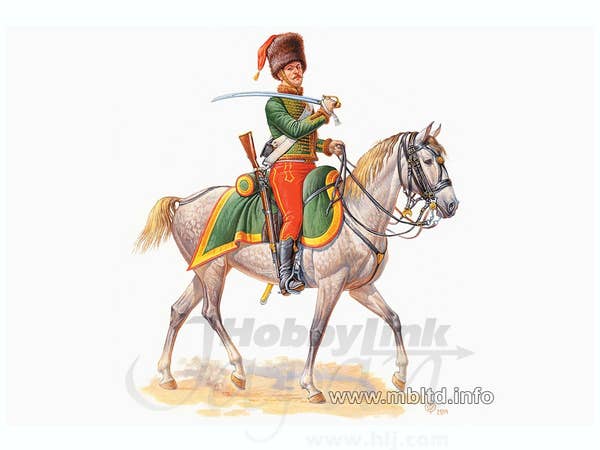 MASTER BOX 1/32 French Hussar, Napoleonic Wars era | 4820113081194