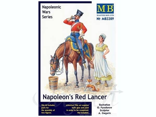 MASTER BOX 1/32 Napoleon's Red Lancer, Napoleonic Wars Series | 4820113081200