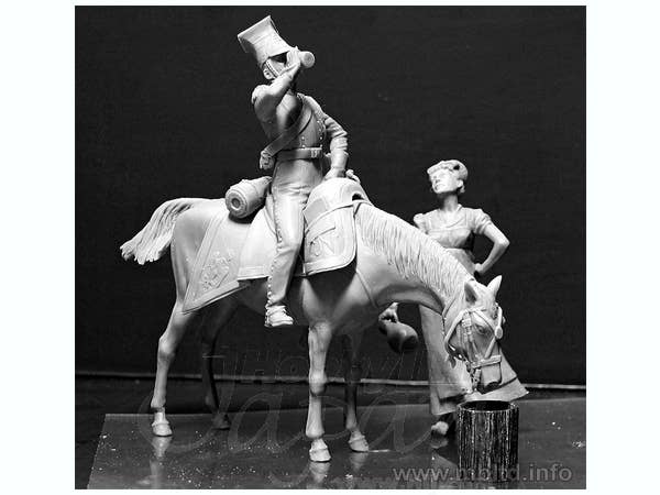 MASTER BOX 1/32 Napoleon's Red Lancer, Napoleonic Wars Series | 4820113081200