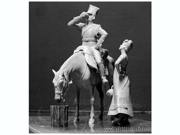 MASTER BOX 1/32 Napoleon's Red Lancer, Napoleonic Wars Series | 4820113081200