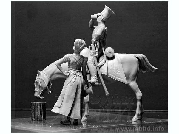 MASTER BOX 1/32 Napoleon's Red Lancer, Napoleonic Wars Series | 4820113081200