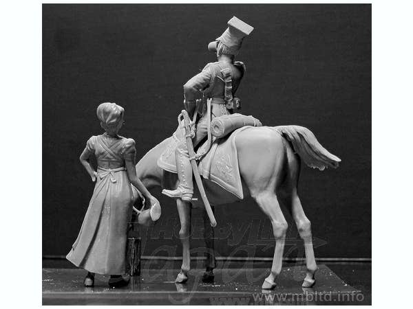 MASTER BOX 1/32 Napoleon's Red Lancer, Napoleonic Wars Series | 4820113081200