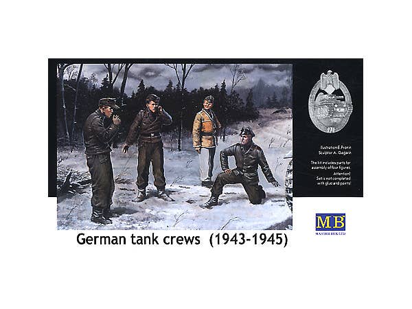 MASTER BOX 1/35 German tank crew (1943-1945) Kit No1 | 4820041760093