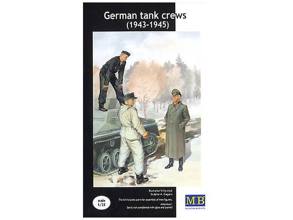 MASTER BOX 1/35 German tank crew (1943-1945) Kit No2 | 4820041760086