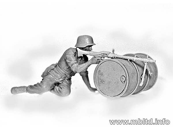 MASTER BOX 1/35 German Infantry Defense, Eastern Front Battle Series, Kit No.1 | 4820113080678