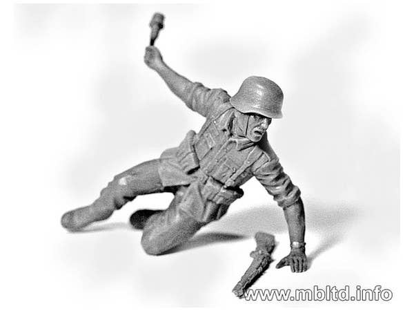 MASTER BOX 1/35 German Infantry Defense, Eastern Front Battle Series, Kit No.1 | 4820113080678