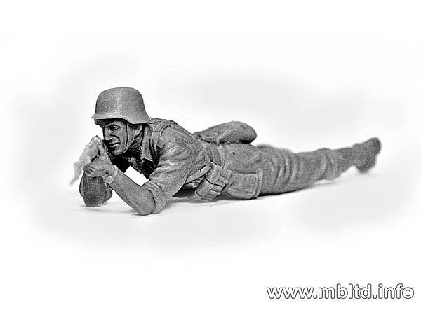 MASTER BOX 1/35 German Infantry Defense, Eastern Front Battle Series, Kit No.1 | 4820113080678