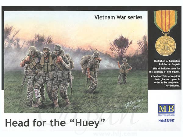 MASTER BOX 1/35 Head for the 'Huey', Vietnam War series | 4820113080623