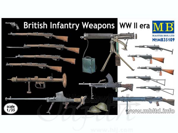 MASTER BOX 1/35 British Infantry Weapons, WW II era | 4820113080609