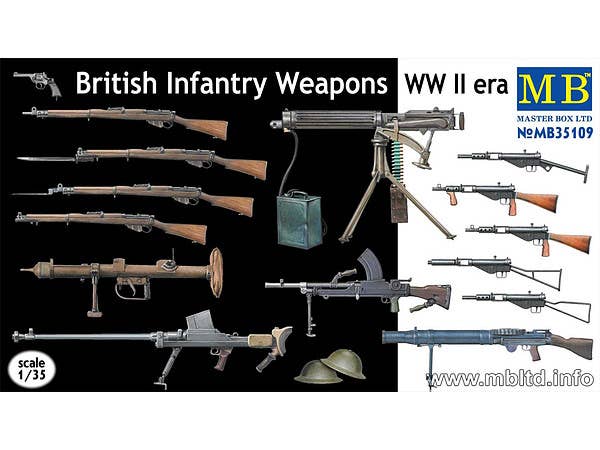 MASTER BOX 1/35 British Infantry Weapons, WW II era | 4820113080609