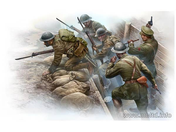 MASTER BOX 1/35 British Infantry before the attack, WWI era | 4820113080722