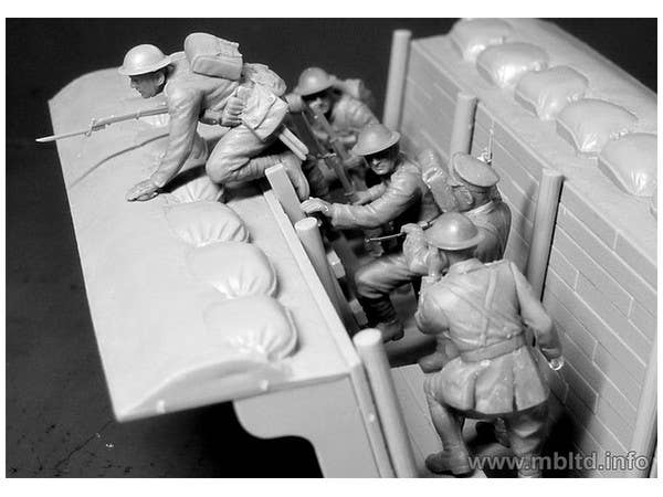 MASTER BOX 1/35 British Infantry before the attack, WWI era | 4820113080722
