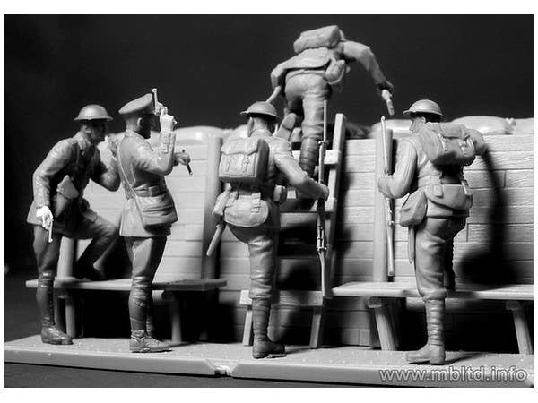 MASTER BOX 1/35 British Infantry before the attack, WWI era | 4820113080722