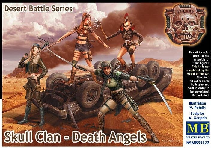 MASTER BOX 1/35 Desert Battle Series, Skull Clan - Death Angels | 4820113080807