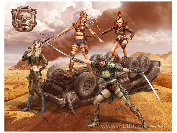 MASTER BOX 1/35 Desert Battle Series, Skull Clan - Death Angels | 4820113080807