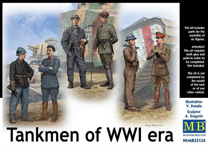 MASTER BOX 1/35 Tankmen of WWI era | 4820113080920