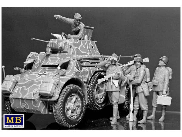 MASTER BOX 1/35 Italian military men, WWII era | 4820113081026