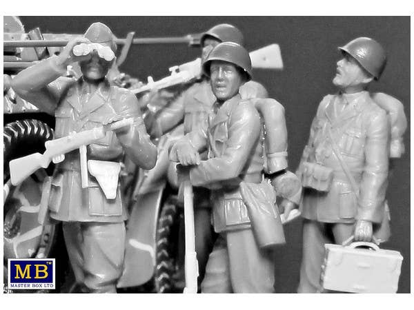 MASTER BOX 1/35 Italian military men, WWII era | 4820113081026