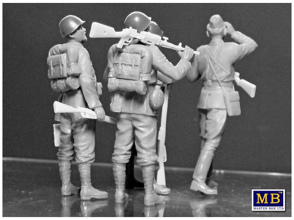 MASTER BOX 1/35 Italian military men, WWII era | 4820113081026