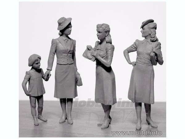 MASTER BOX 1/35 Women of WW II era | 4820113081064