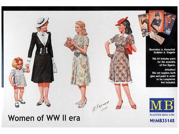 MASTER BOX 1/35 Women of WW II era | 4820113081064