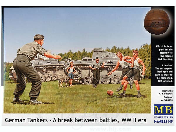 MASTER BOX 1/35 German Tankers - A break between battles, WW II era | 4820113081071