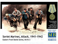 MASTER BOX 1/35 Soviet Marines, Attack, 1941-1942. Eastern Front Battle Series, Kit No.3 | 4820113081118