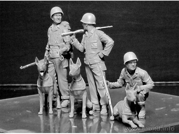MASTER BOX 1/35 Dogs in service in the US Marine Corps, WW II era | 4820113081132