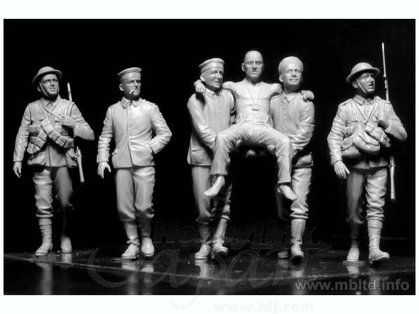 MASTER BOX 1/35 British and German soldiers, Somme Battle, 1916 | 4820113080654
