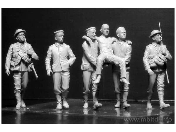 MASTER BOX 1/35 British and German soldiers, Somme Battle, 1916 | 4820113080654