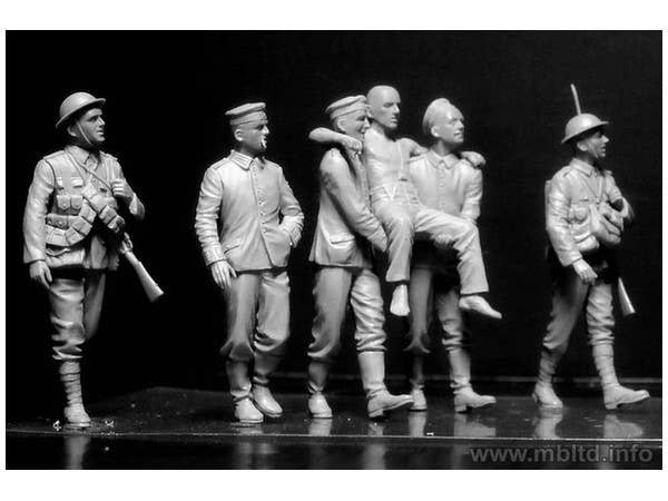 MASTER BOX 1/35 British and German soldiers, Somme Battle, 1916 | 4820113080654