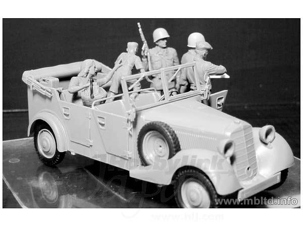 MASTER BOX 1/35 Hitch on the road. US Paratroopers and Civilians | 4820113080784