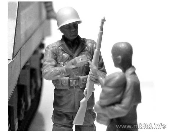 MASTER BOX 1/35 The 101st light company. US Paratroopers & British Tankman, France, 1944 | 4820113080760