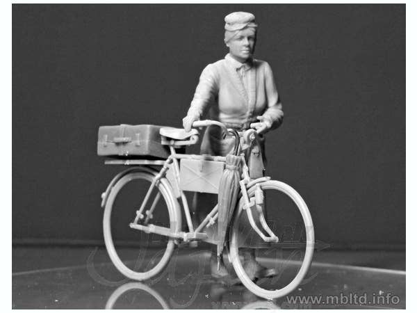 MASTER BOX Frau Mller. Woman & Women's Bicycle, Europe, WWII Era | 4820113081309