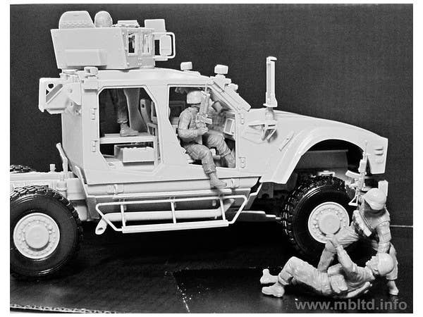 MASTER BOX 1/35 Man Down US Modern Army, Middle East, Present day | 4820113080814