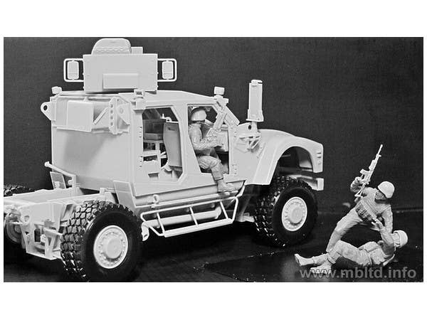 MASTER BOX 1/35 Man Down US Modern Army, Middle East, Present day | 4820113080814