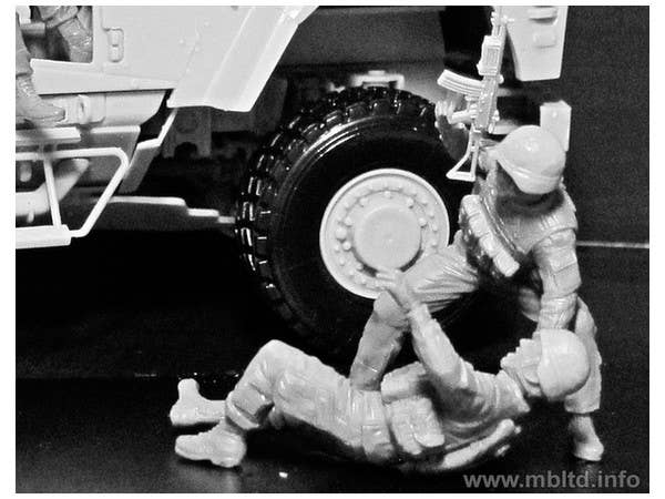 MASTER BOX 1/35 Man Down US Modern Army, Middle East, Present day | 4820113080814