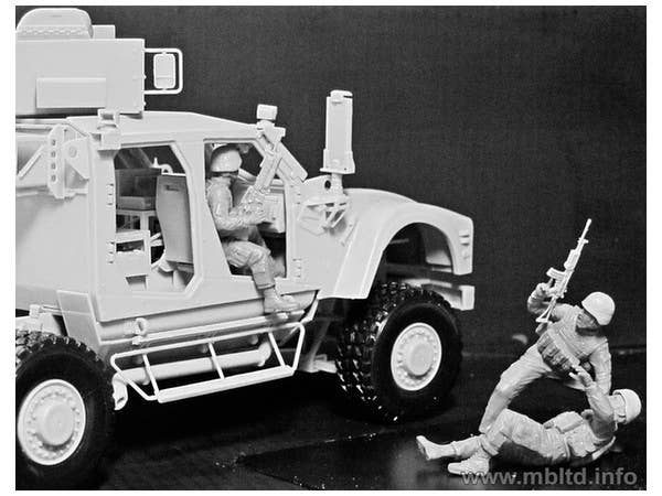 MASTER BOX 1/35 Man Down US Modern Army, Middle East, Present day | 4820113080814