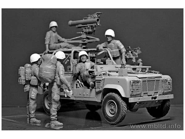 MASTER BOX 1/35 Modern UK Infantrymen, present day | 4820113080838