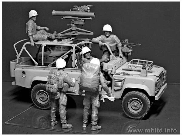 MASTER BOX 1/35 Modern UK Infantrymen, present day | 4820113080838
