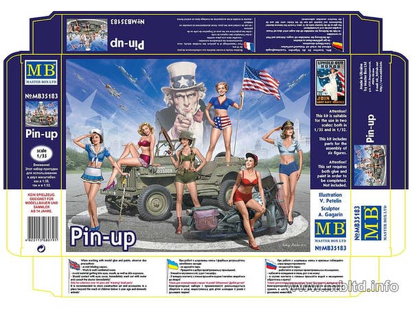 MASTER BOX 1/35 Pin-up | 4820113080791