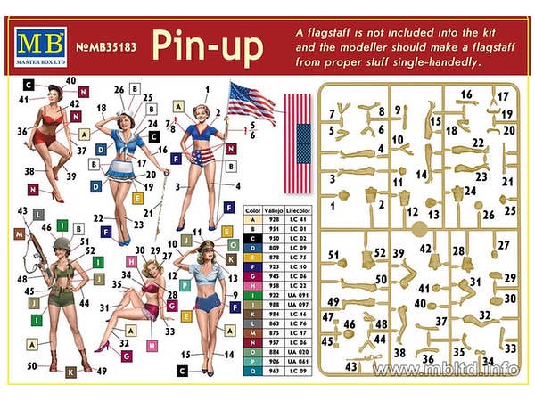 MASTER BOX 1/35 Pin-up | 4820113080791