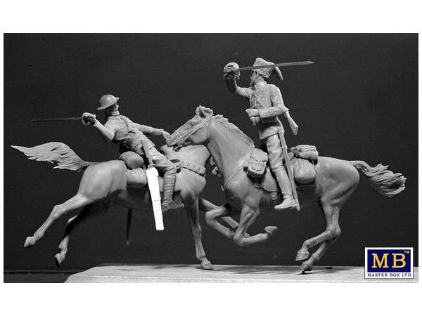 MASTER BOX 1/35 British and German Cavalrymen, WWI era | 4820113081552