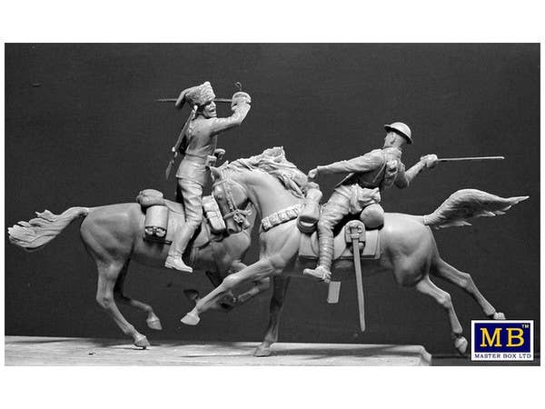 MASTER BOX 1/35 British and German Cavalrymen, WWI era | 4820113081552