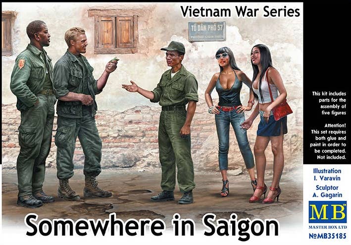 MASTER BOX 1/35 Somewhere in Saigon, Vietnam War Series | 4820113081569