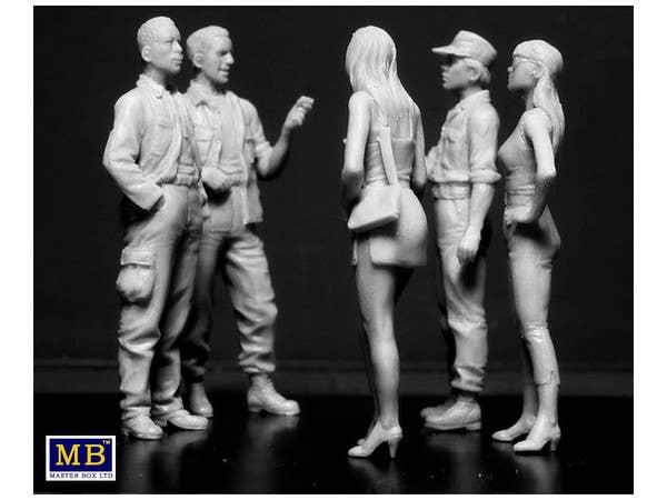 MASTER BOX 1/35 Somewhere in Saigon, Vietnam War Series | 4820113081569