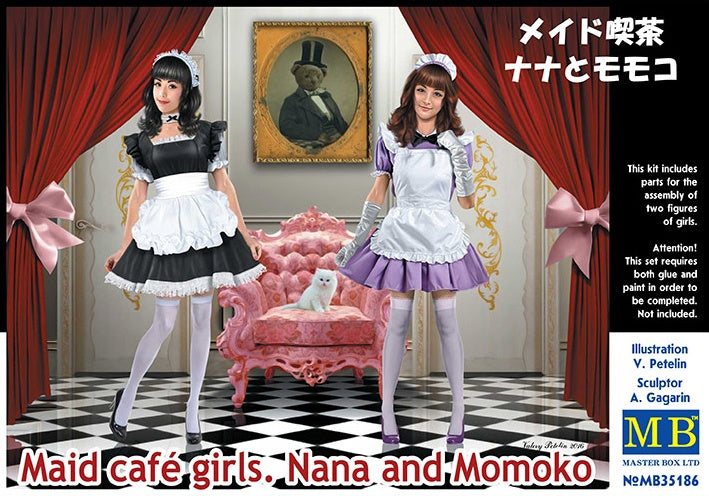 MASTER BOX Maid caf girls. Nana and Momoko | 4820113081576