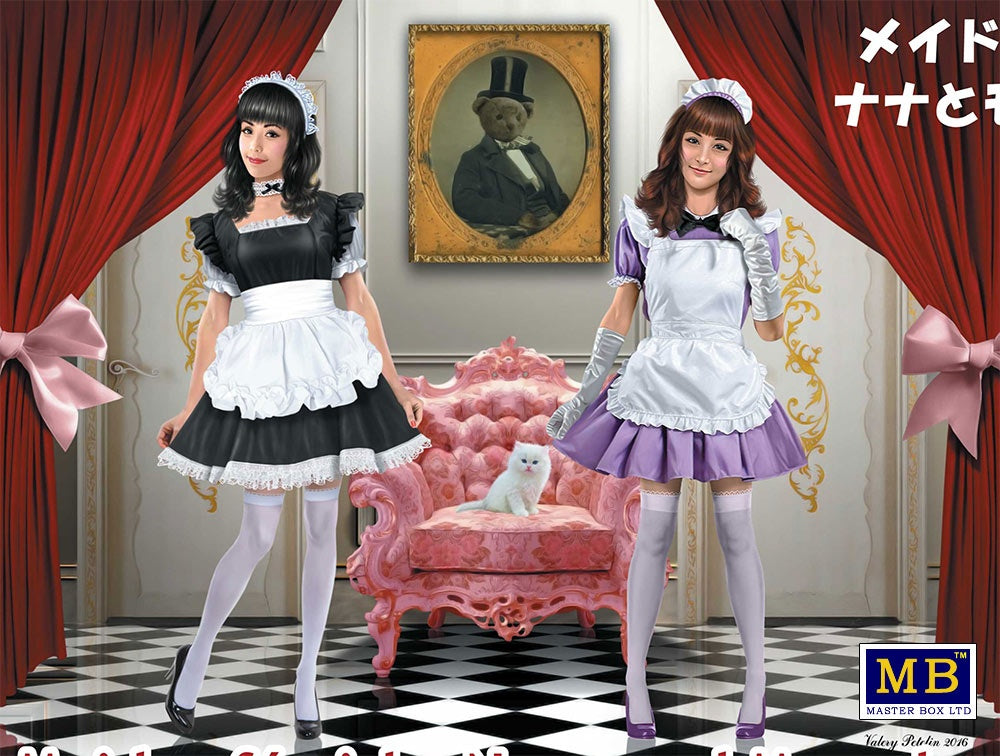 MASTER BOX Maid caf girls. Nana and Momoko | 4820113081576