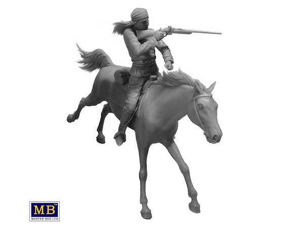 MASTER BOX Indian Wars Series, kit No. 1. Apache Attack | 4820113081590
