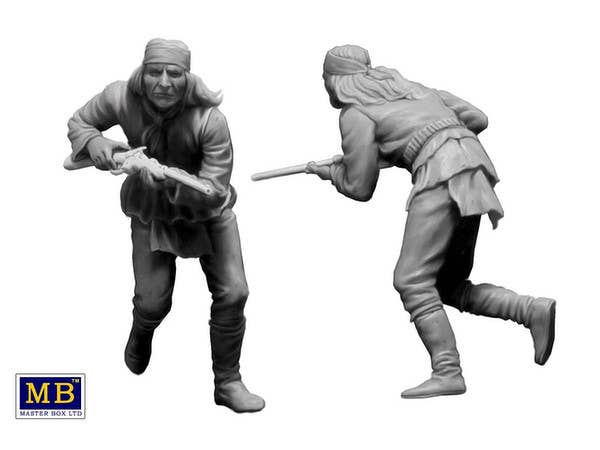MASTER BOX Indian Wars Series, kit No. 1. Apache Attack | 4820113081590